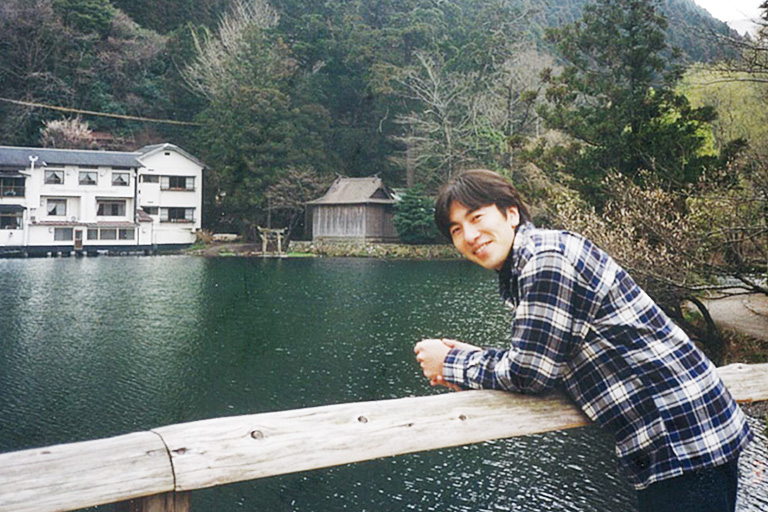 大学4年 湯布院にて